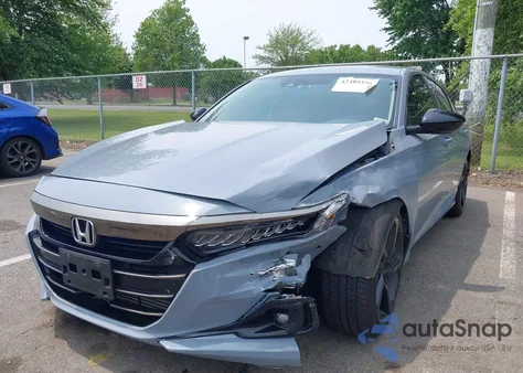 2021 Honda Accord Sport Special Edition from USA, damaged, VIN 1HGCV1F48MA124128
